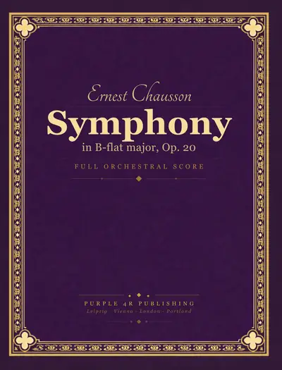 Cover of Ernest Chausson — Symphony