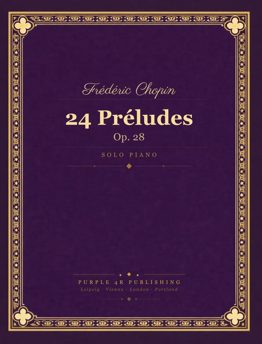 Cover of Frédéric Chopin — 24 Préludes