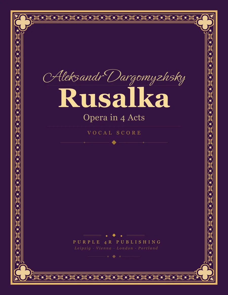 Cover of Aleksandr Dargomyzhsky — Rusalka