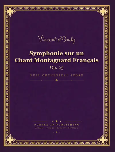 Cover of Vincent d'Indy — Symphonie sur un Chant Montagnard Français