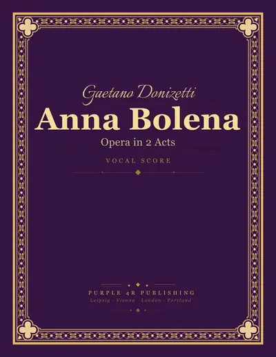 Cover of Gaetano Donizetti — Anna Bolena