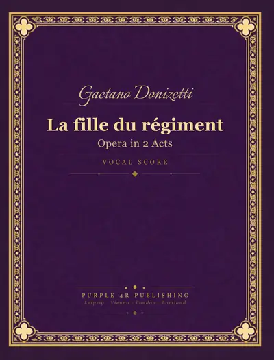 Cover of Gaetano Donizetti — La fille du régiment