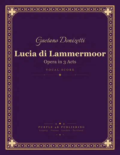 Cover of Gaetano Donizetti — Lucia di Lammermoor