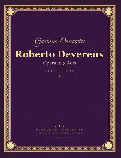 Cover of Gaetano Donizetti — Roberto Devereux