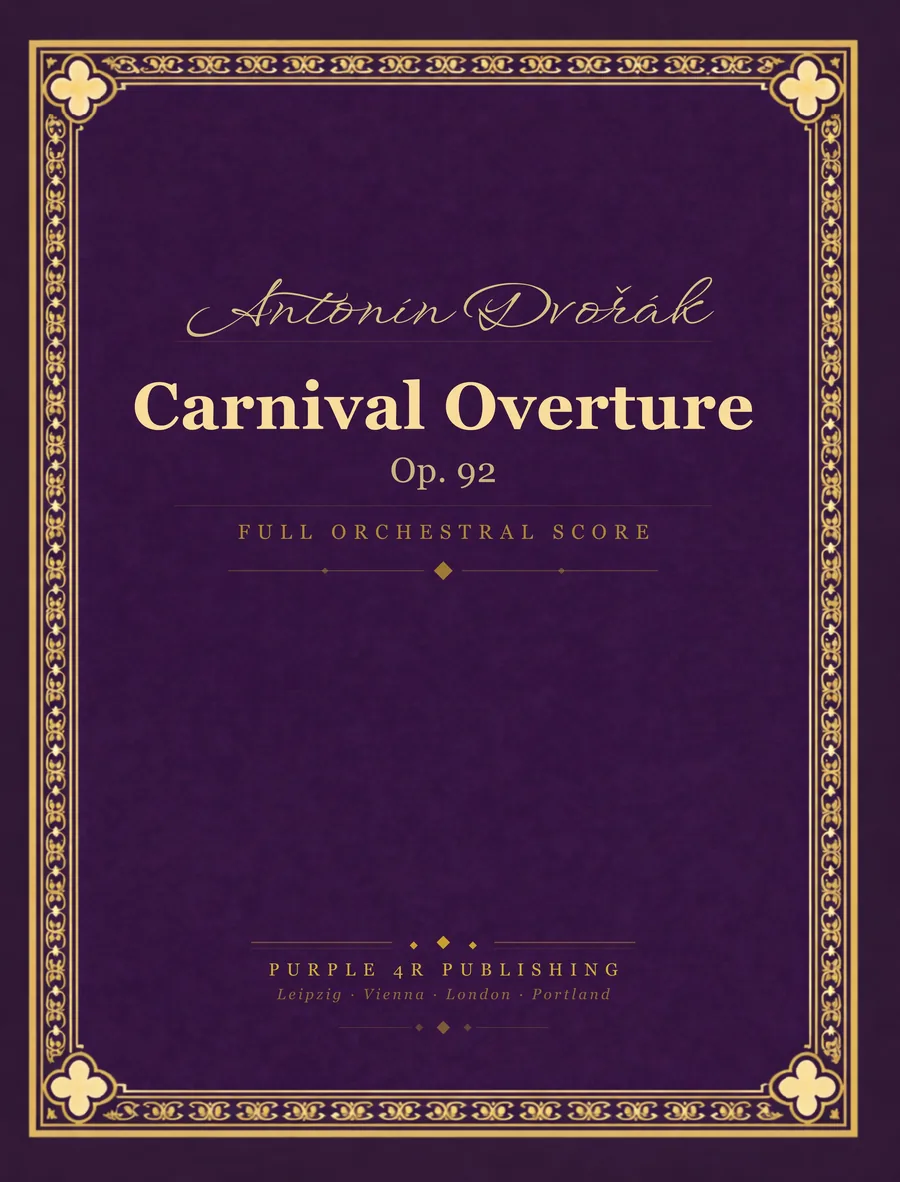 Cover of Antonín Dvořák — Carnival Overture