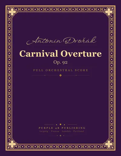 Cover of Antonín Dvořák — Carnival Overture