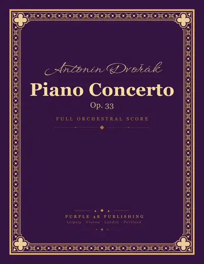 Cover of Antonín Dvořák — Piano Concerto