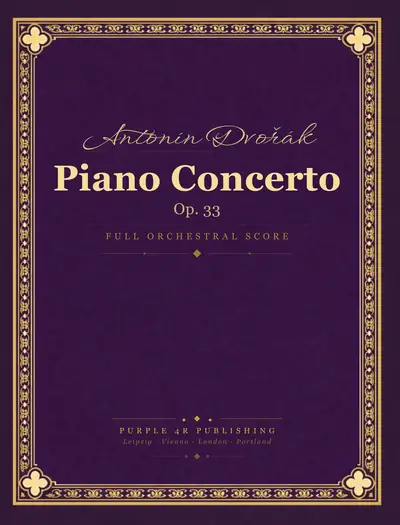 Cover of Antonín Dvořák — Piano Concerto