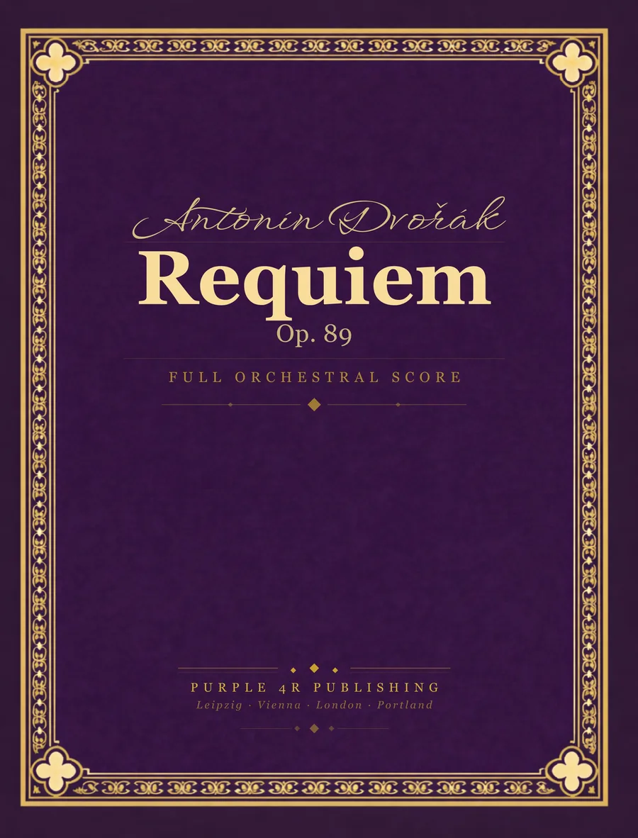 Cover of Antonín Dvořák — Requiem