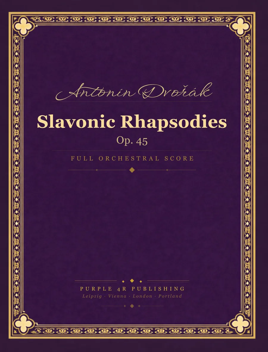 Cover of Antonín Dvořák — Slavonic Rhapsodies