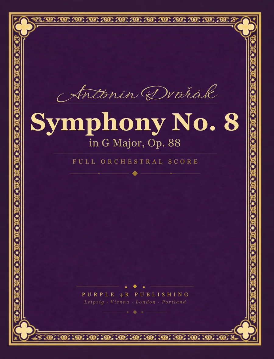 Cover of Antonín Dvořák — Symphony No. 8