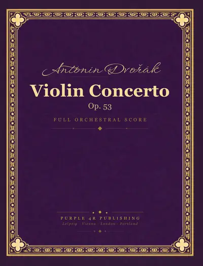 Cover of Antonín Dvořák — Violin Concerto