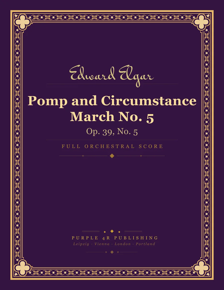 Cover of Edward Elgar — Pomp and Circumstance March No. 5