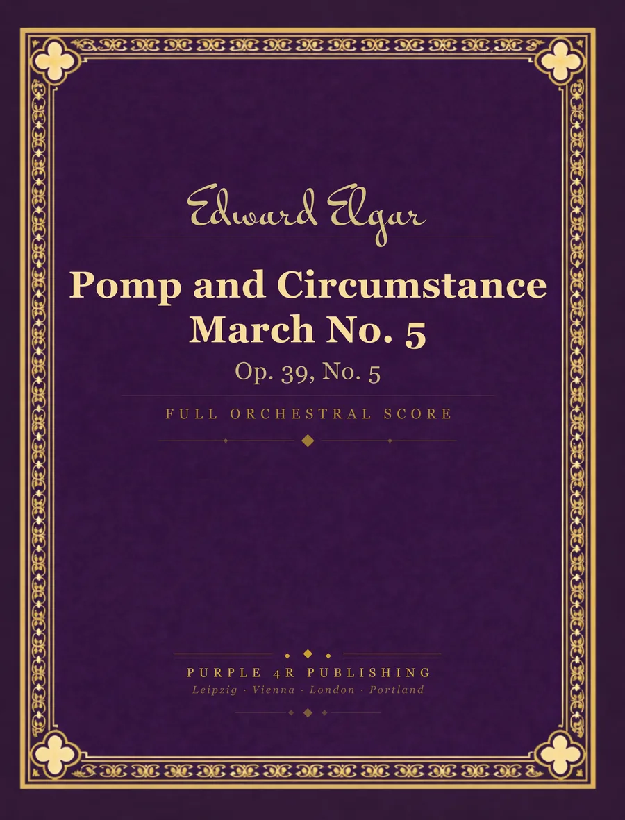 Cover of Edward Elgar — Pomp and Circumstance March No. 5