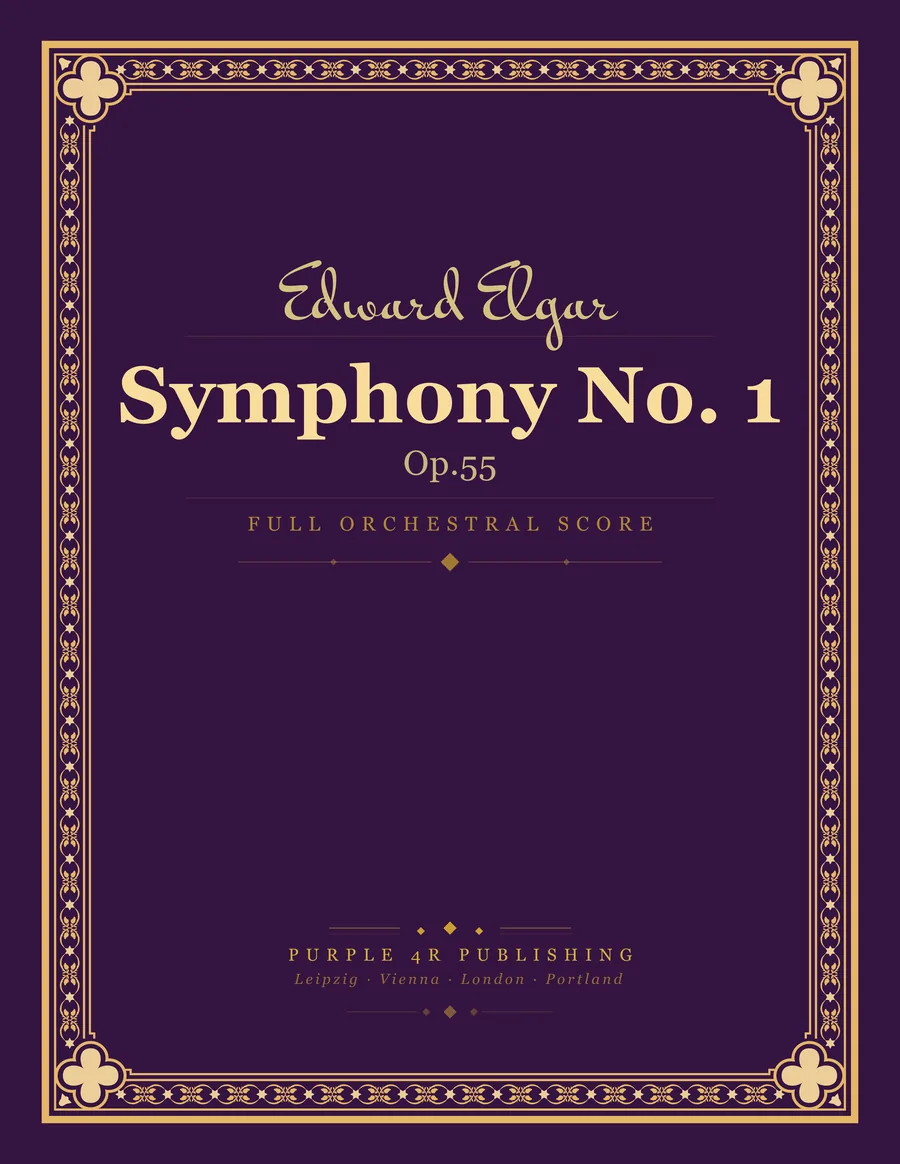 Cover of Edward Elgar — Symphony No. 1