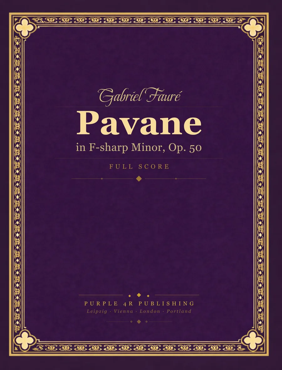 Cover of Gabriel Fauré — Pavane