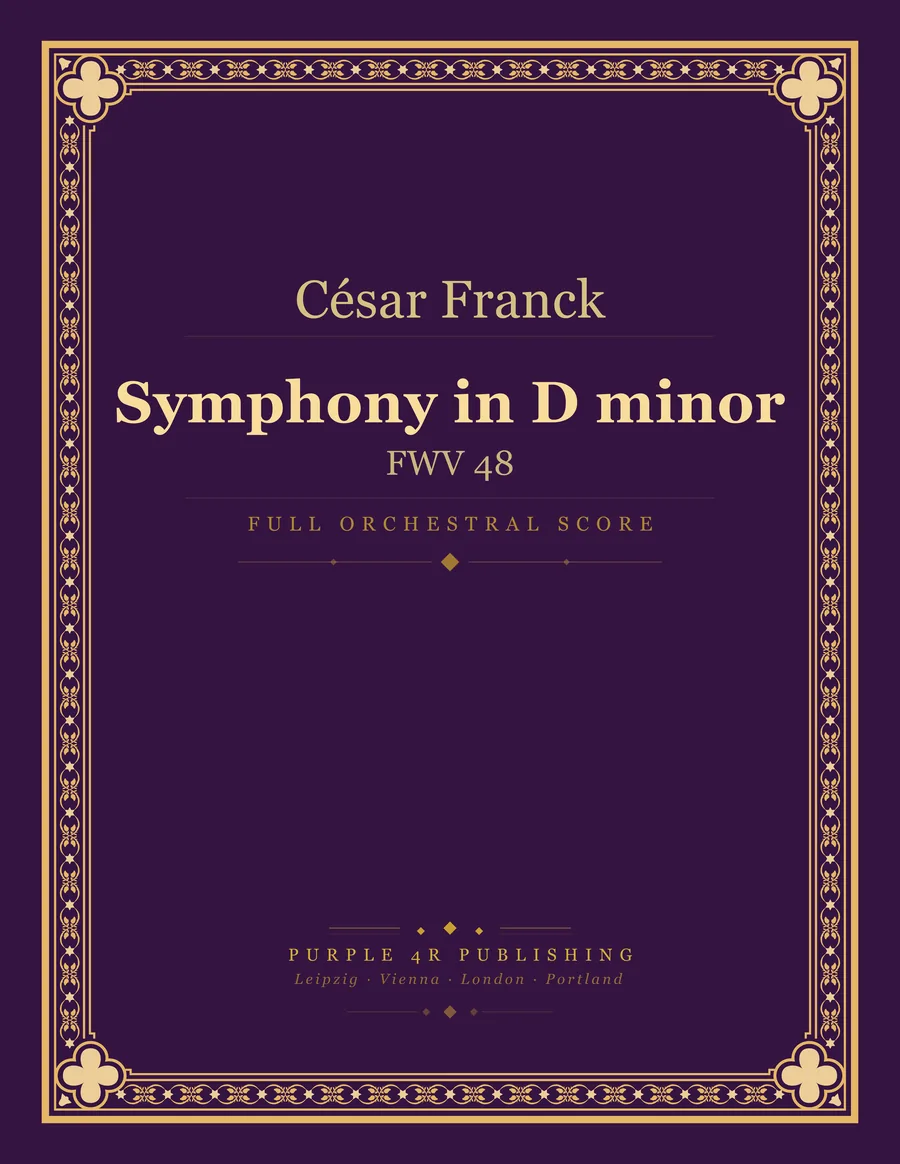 Cover of César Franck — Symphony in D minor