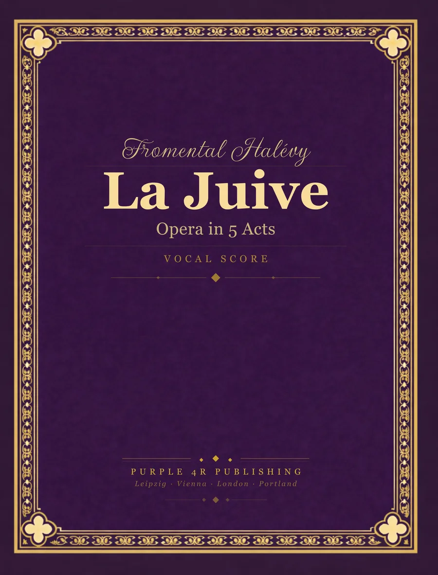 Cover of Fromental Halévy — La Juive
