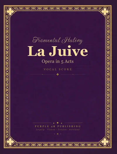 Cover of Fromental Halévy — La Juive