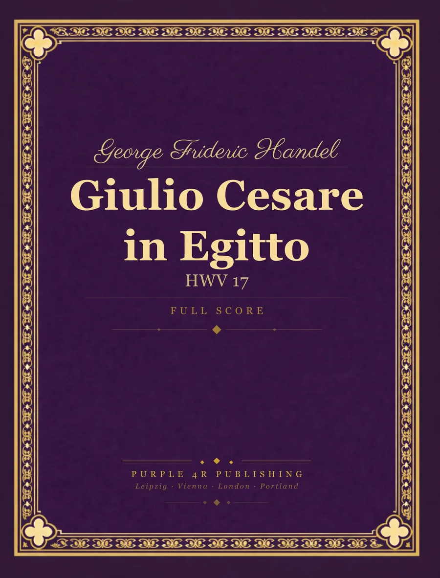 Cover of George Frideric Handel — Giulio Cesare in Egitto