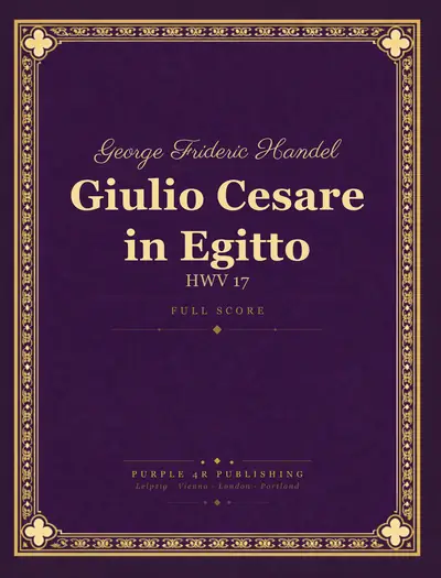 Cover of George Frideric Handel — Giulio Cesare in Egitto