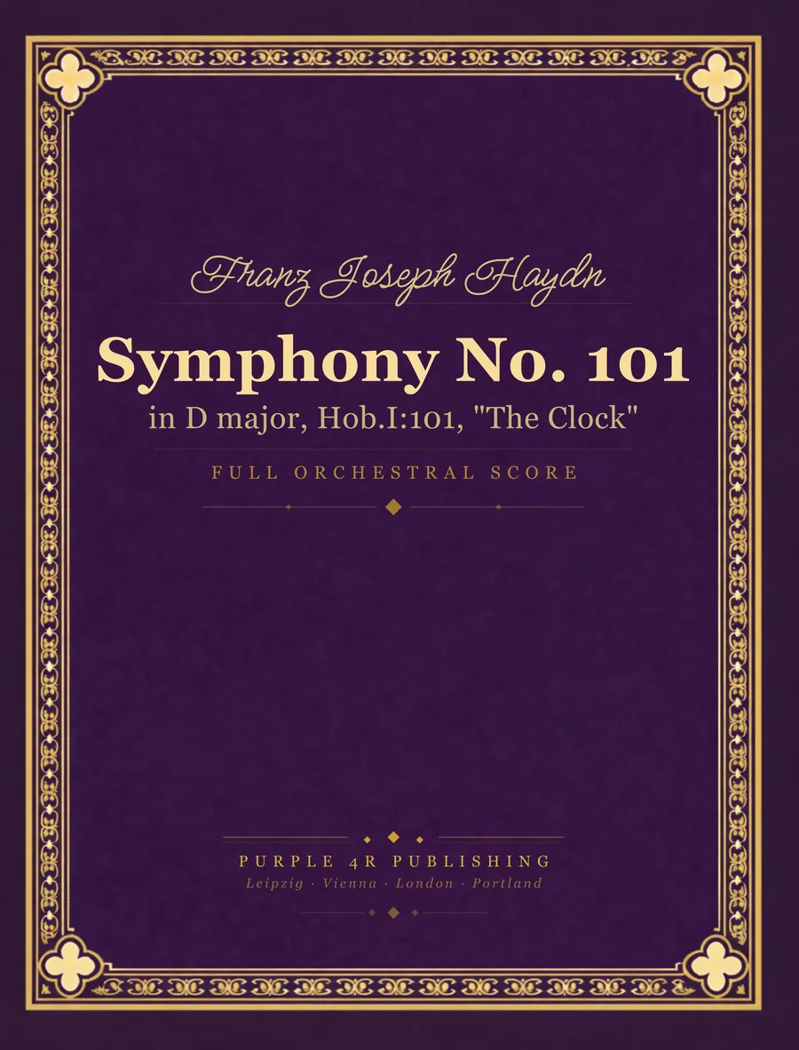 Cover of Franz Joseph Haydn — Symphony No. 101