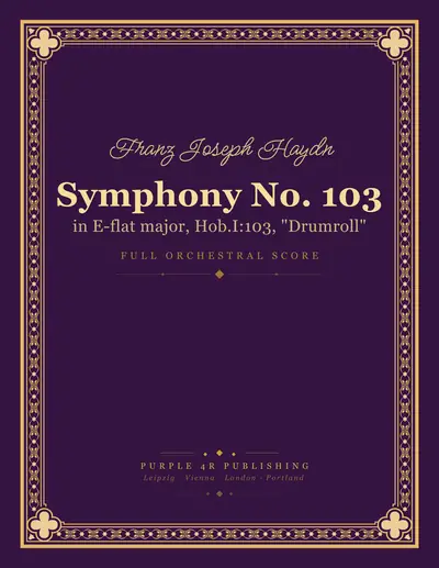 Cover of Franz Joseph Haydn — Symphony No. 103
