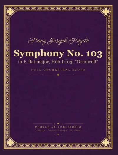 Cover of Franz Joseph Haydn — Symphony No. 103