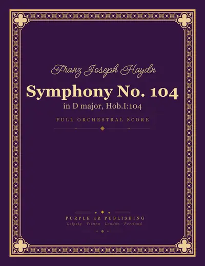 Cover of Franz Joseph Haydn — Symphony No. 104