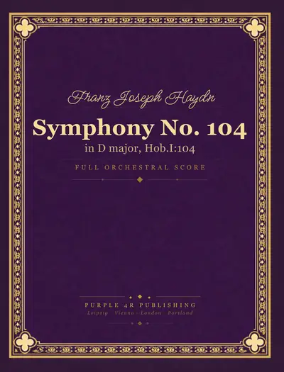 Cover of Franz Joseph Haydn — Symphony No. 104