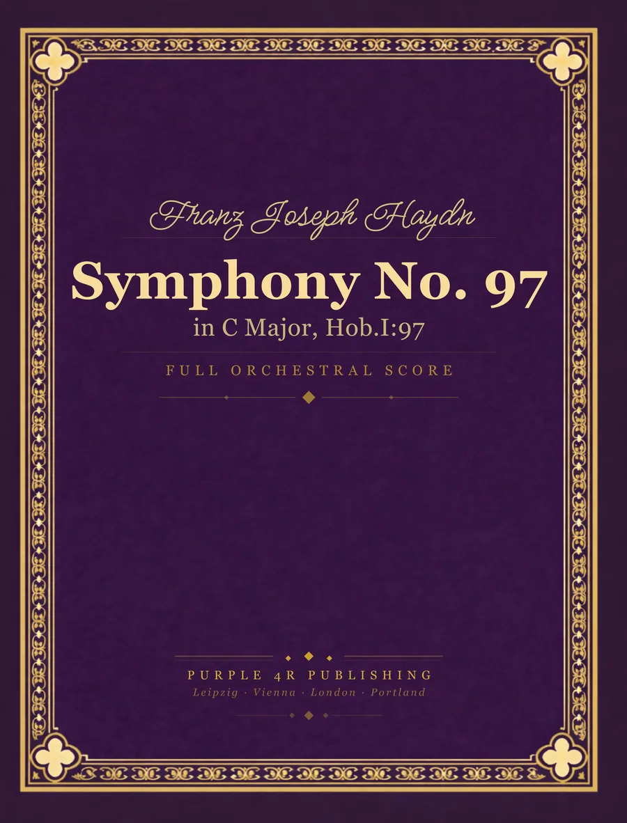 Cover of Franz Joseph Haydn — Symphony No. 97
