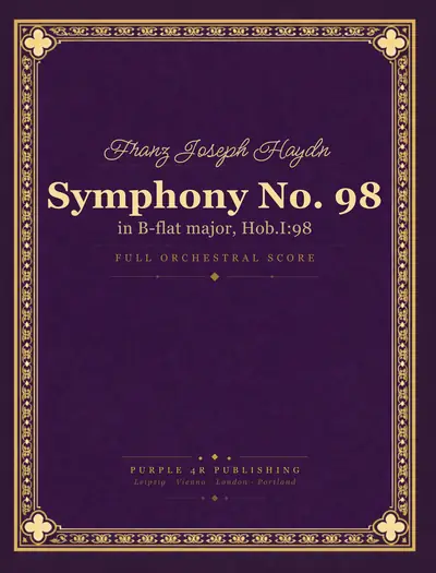 Cover of Franz Joseph Haydn — Symphony No. 98