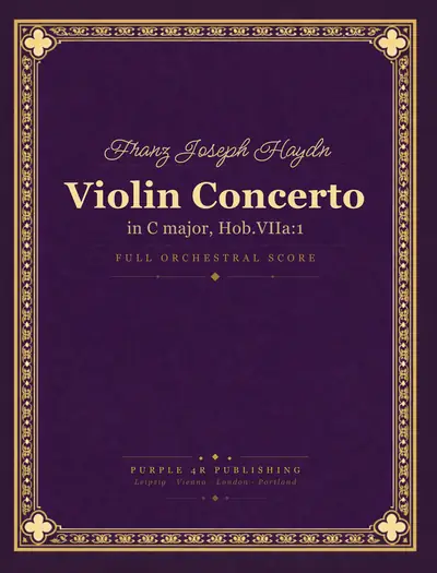 Cover of Franz Joseph Haydn — Violin Concerto