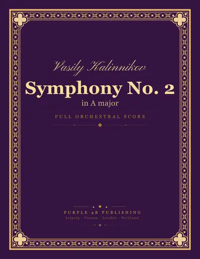 Cover of Vasily Kalinnikov — Symphony No. 2
