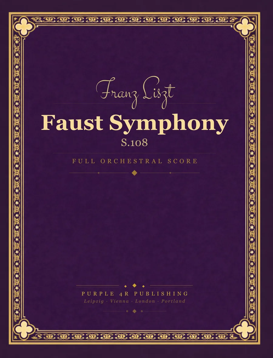 Cover of Franz Liszt — Faust Symphony