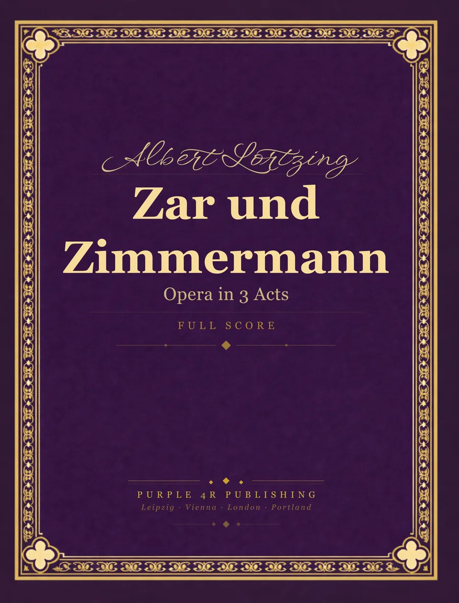 Cover of Albert Lortzing — Zar und Zimmermann