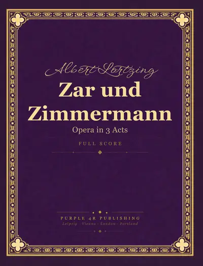 Cover of Albert Lortzing — Zar und Zimmermann