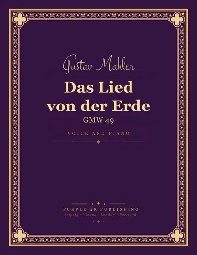 Cover of Gustav Mahler — Das Lied von der Erde