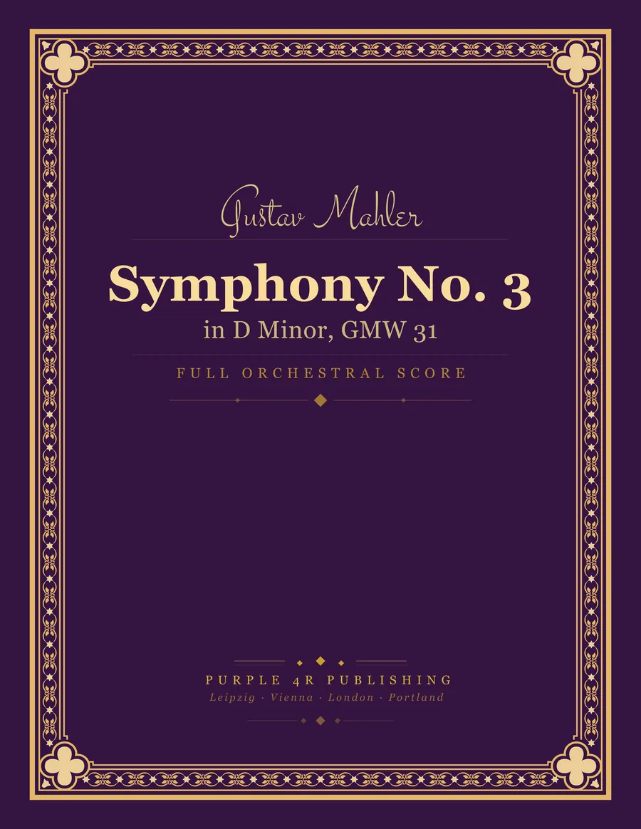 Cover of Gustav Mahler — Symphony No. 3