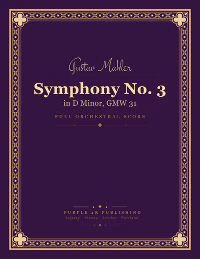 Cover of Gustav Mahler — Symphony No. 3