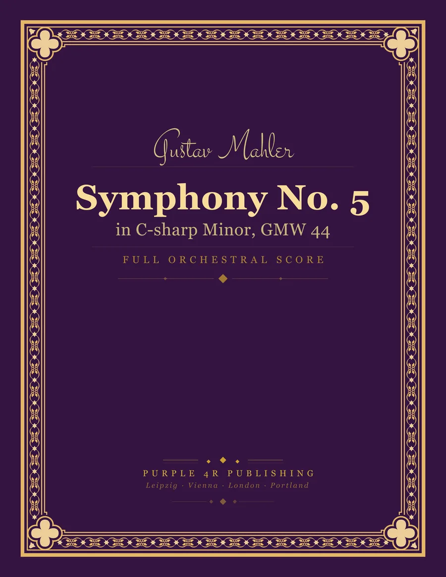 Cover of Gustav Mahler — Symphony No. 5
