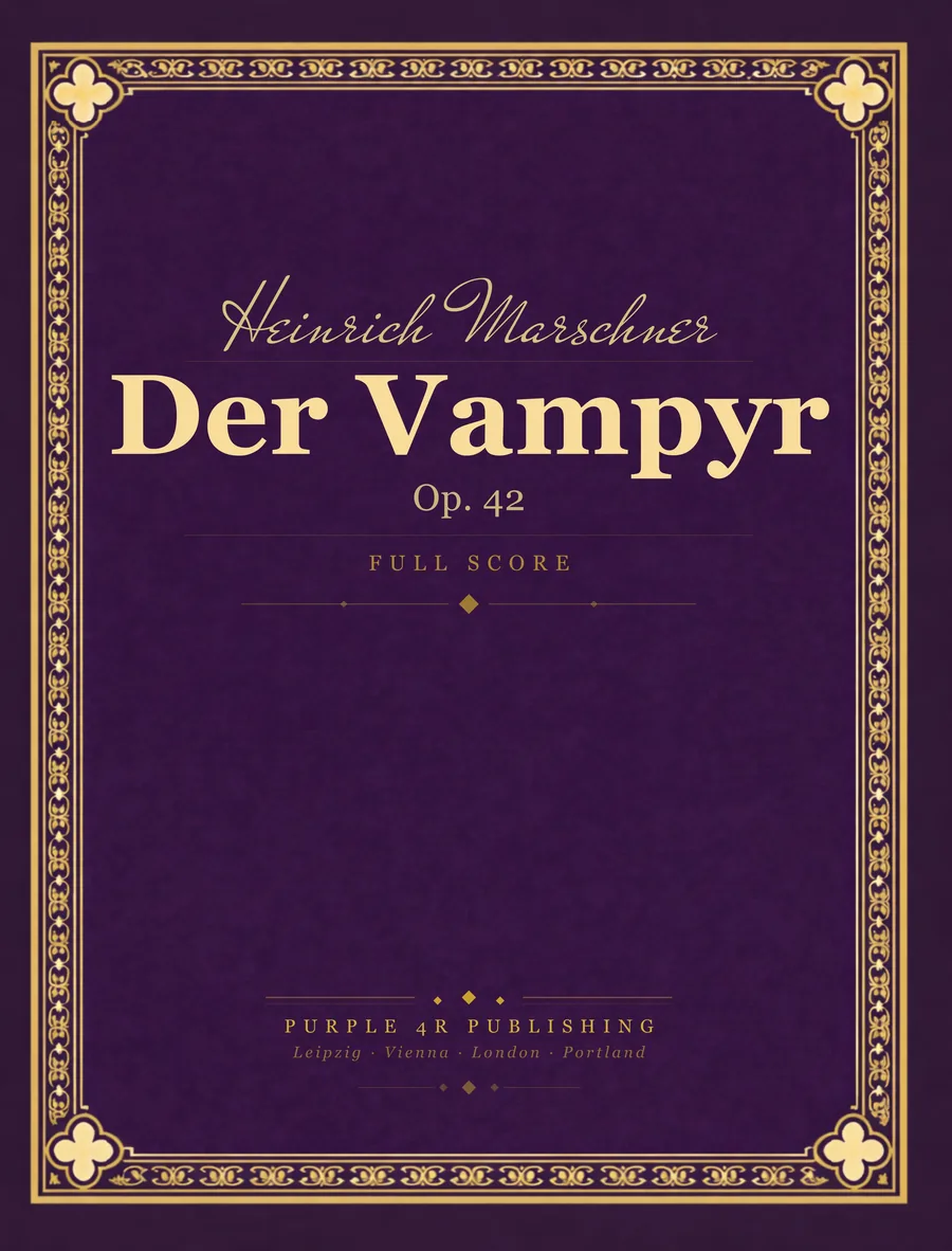 Cover of Heinrich Marschner — Der Vampyr