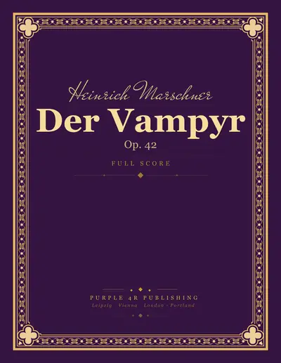 Cover of Heinrich Marschner — Der Vampyr