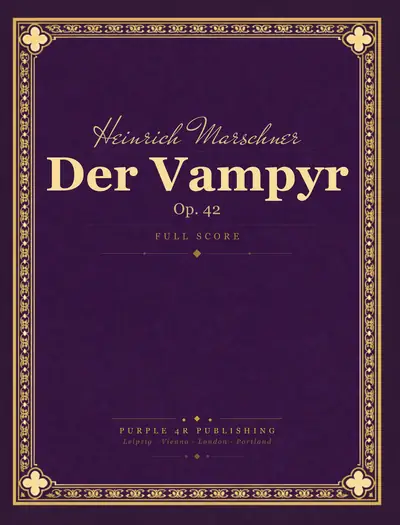 Cover of Heinrich Marschner — Der Vampyr