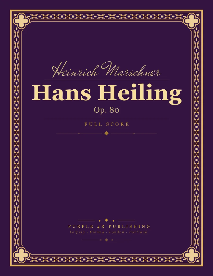 Cover of Heinrich Marschner — Hans Heiling