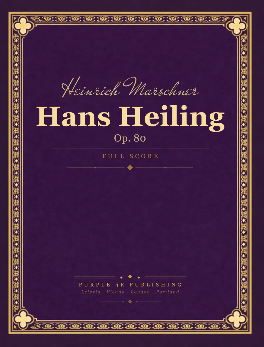 Cover of Heinrich Marschner — Hans Heiling