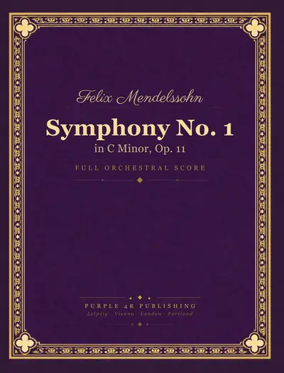 Cover of Felix Mendelssohn — Symphony No. 1
