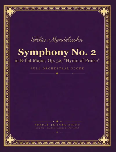 Cover of Felix Mendelssohn — Symphony No. 2