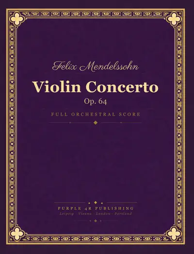 Cover of Felix Mendelssohn — Violin Concerto