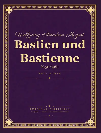 Cover of Wolfgang Amadeus Mozart — Bastien und Bastienne